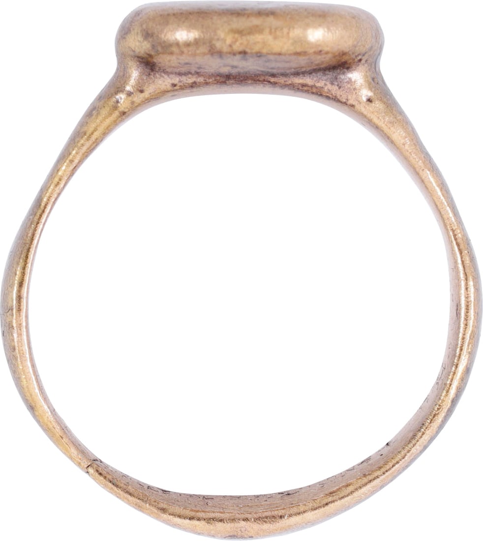RENAISSANCE PERIOD MAN’S EUROPEAN RING, 14TH-16TH CENTURY, SIZE 11 1/2 - 2