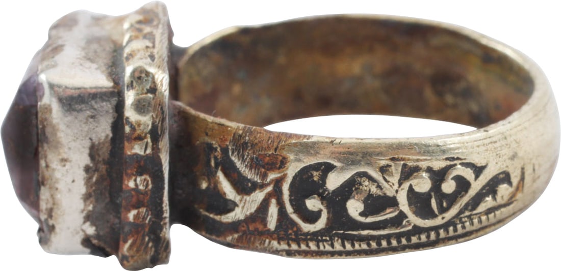 EASTERN EUROPEAN GYPSY RING, SIZE 8 - 3