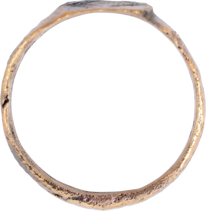 MEDIEVAL EUROPEAN RING, 900-1200 AD SIZE 4 ½ - 2