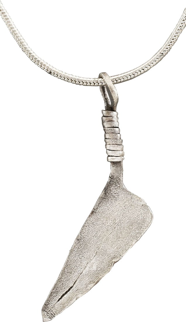 RARE ROMAN SACRIFICIAL KNIFE AMULET, 1st-2nd CENTURY AD - 2