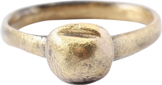ROMAN PROSTITUTE'S RING, C.100-300 AD, SIZE 4 ¾ (1 of 5)