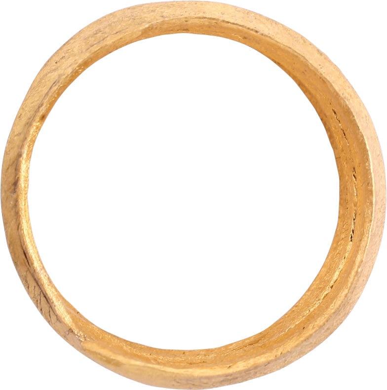 FINE ANCIENT VIKING COIL RING C.850-1050 AD, SIZE 10 ¼-½ - 2