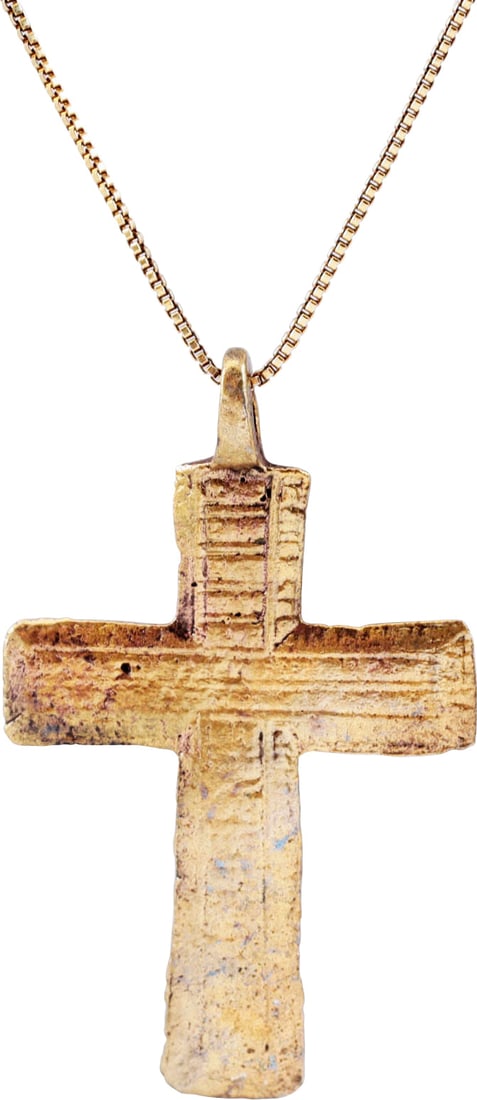 FINE LARGE EASTERN EUROPEAN CHRISTIAN CROSS - 2
