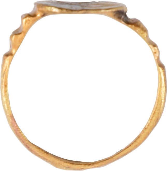 MEDIEVAL EUROPEAN RING, SIZE 10 - 2