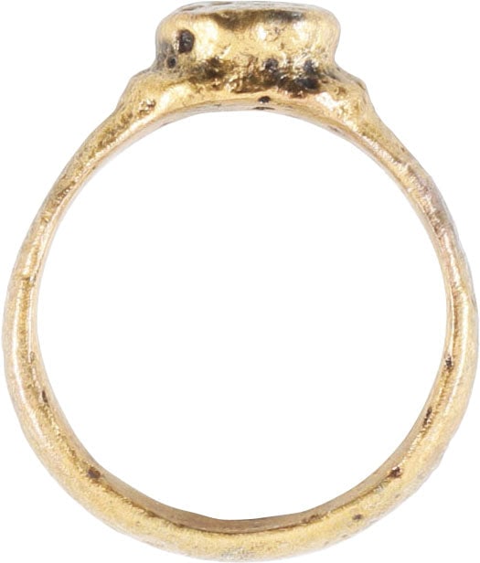 ROMAN PROSTITUTE'S RING, C.100-300 AD, SIZE 5 1/2 - 2