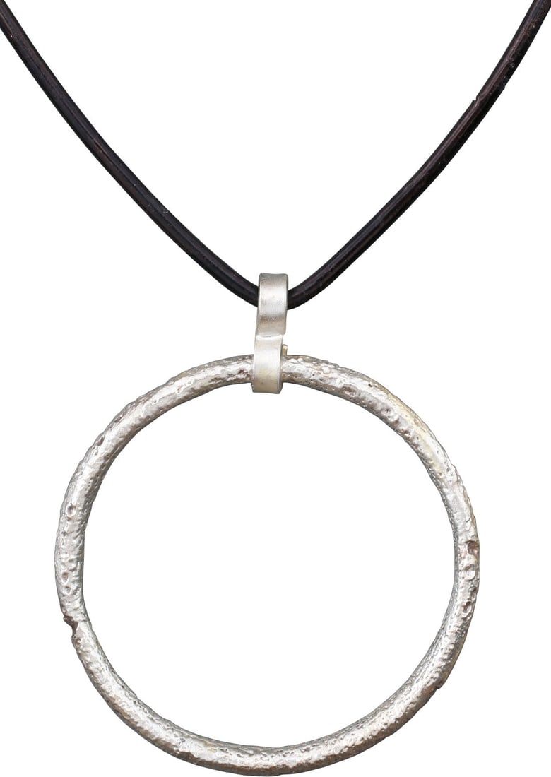 CELTIC PROSPERITY RING NECKLACE, C.300-100 BC, - 2