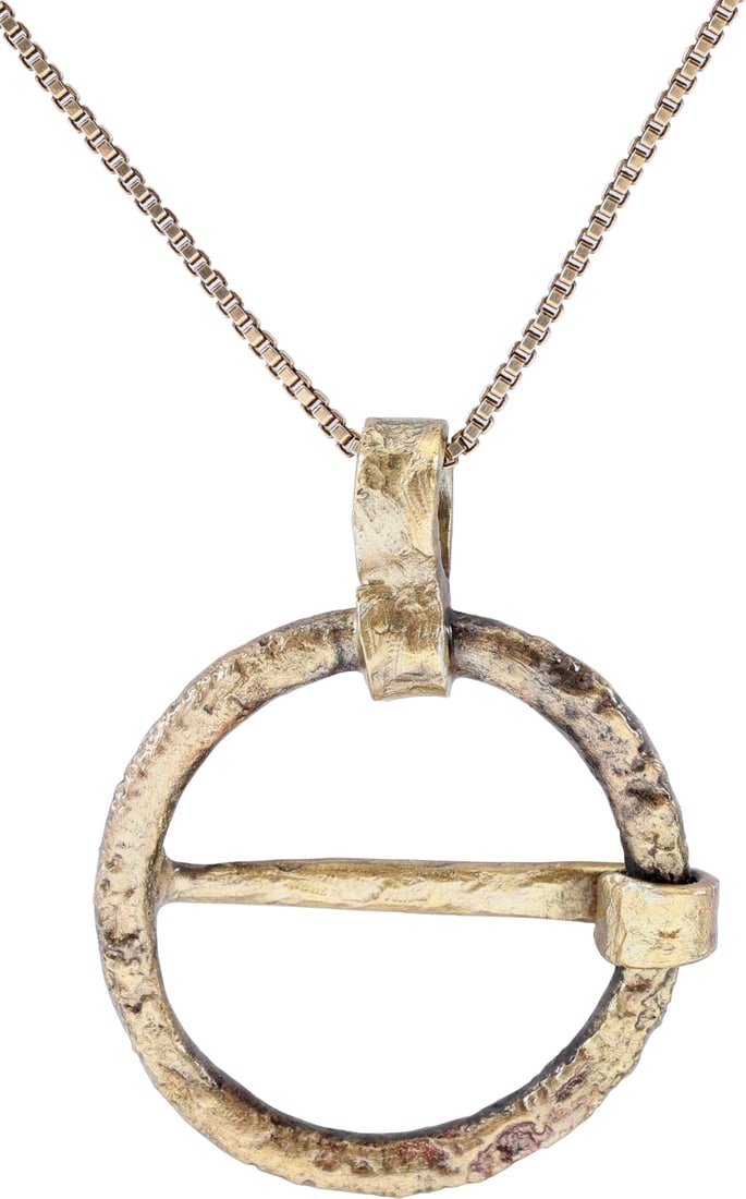 VIKING PROTECTIVE ARMOR BROOCH NECKLACE, 10th-11th CENTURY AD. - 2