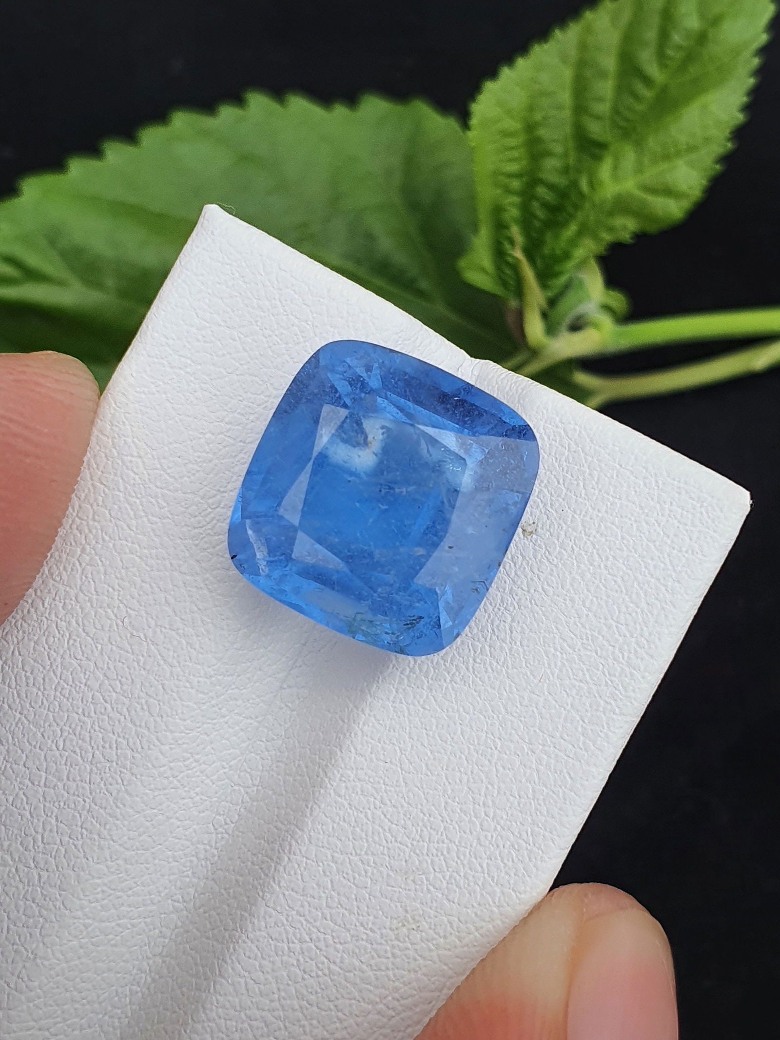 Natural Aquamarine Gemstone, Santa Maria Color Aquamarine Beryl, March Birthstone - 12.30 Carat - 3