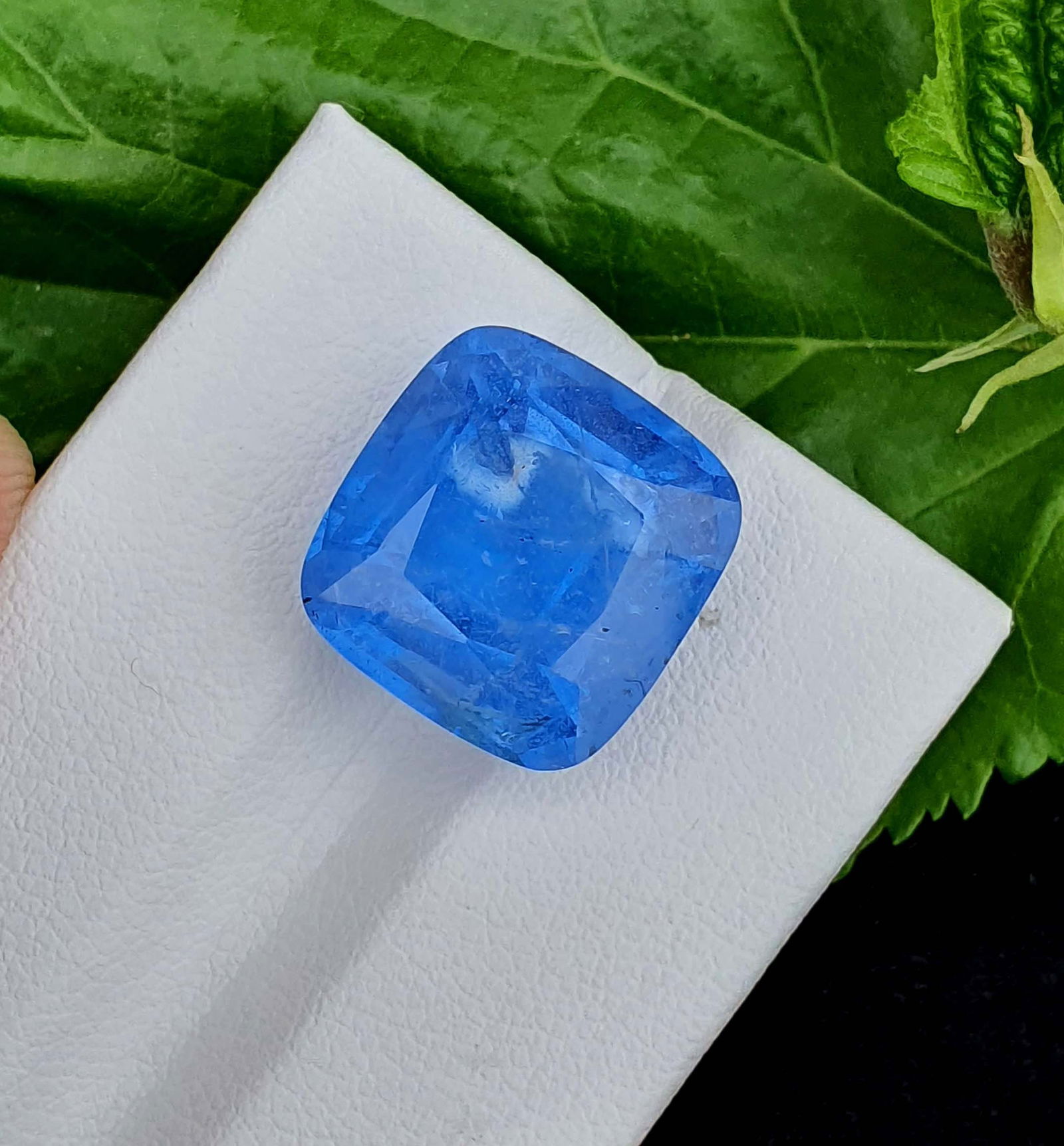 Natural Aquamarine Gemstone, Santa Maria Color Aquamarine Beryl, March Birthstone - 12.30 Carat - 4