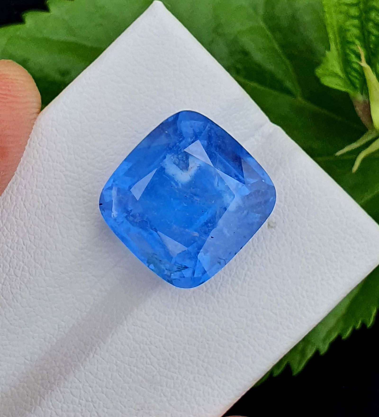 Natural Aquamarine Gemstone, Santa Maria Color Aquamarine Beryl, March Birthstone - 12.30 Carat - 5