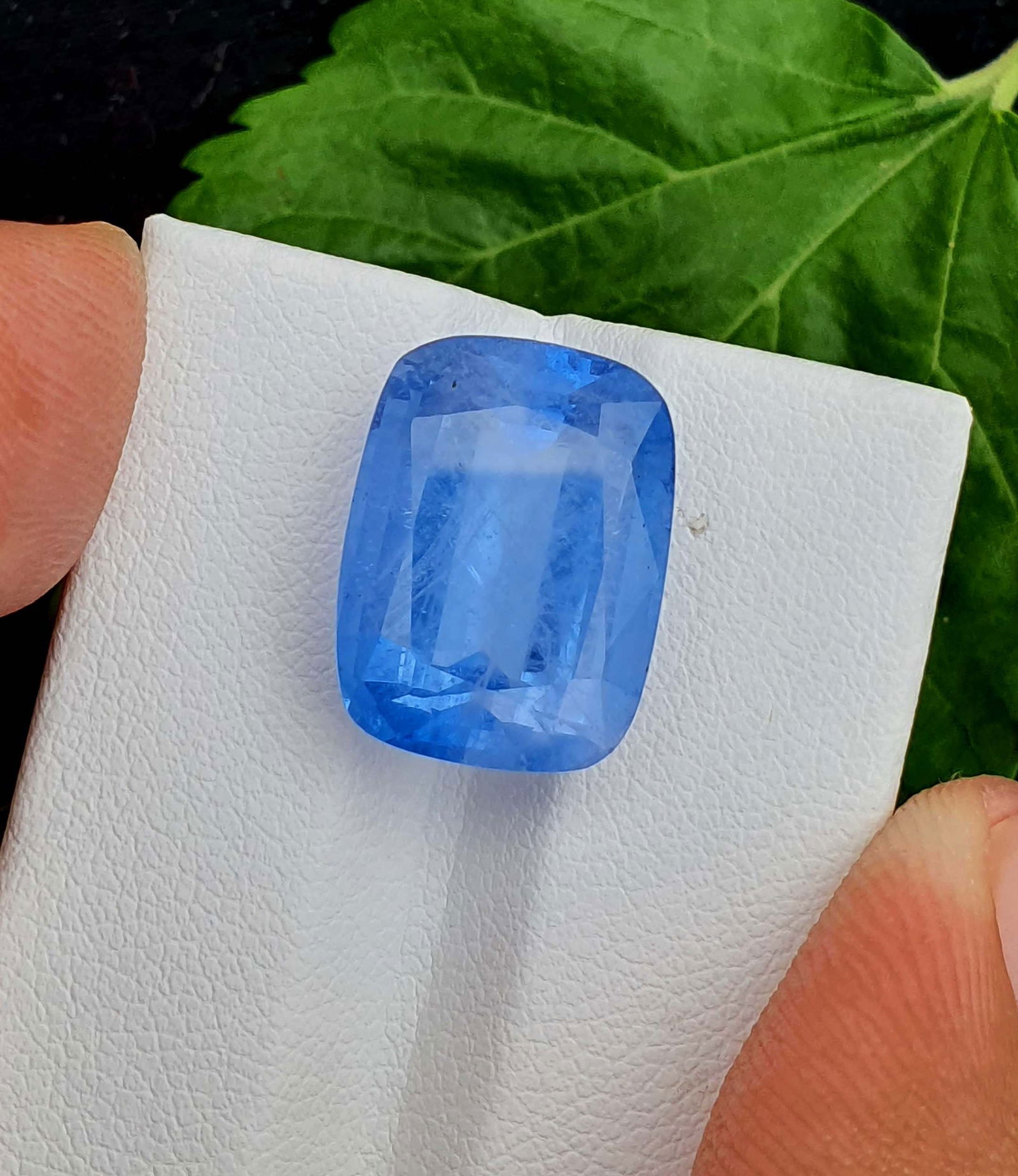 Natural Aquamarine Gemstone, Santa Maria Color Aquamarine Beryl, March Birthstone - 13.60 Carat - 3