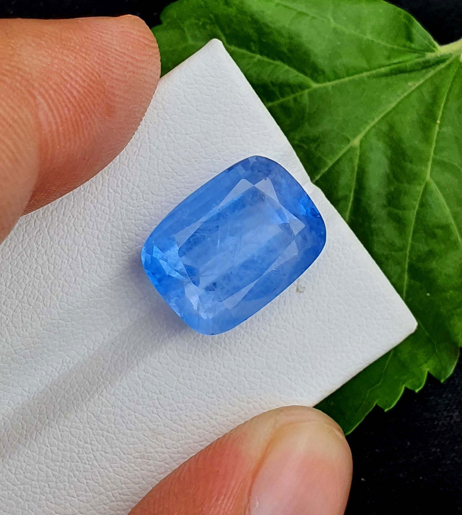 Natural Aquamarine Gemstone, Santa Maria Color Aquamarine Beryl, March Birthstone - 13.60 Carat - 4