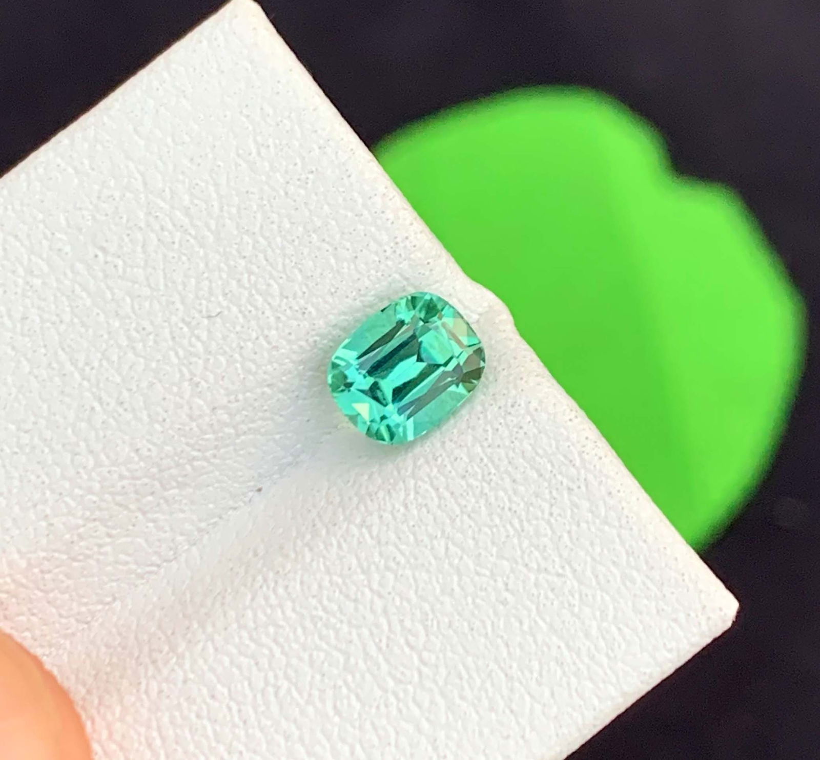Seafoam Green Tourmaline Gemstone: 1.00 CT October Birthstone: Materials: Gemstone: Tourmaline Carat weight: 1.00 Natural Tourmaline Gemstone, Seafoam Green Color Tourmaline Gemstone, Tourmaline For Jewelry, October Birthstone Weight : 1.00 Carat Dimensions : 6*5