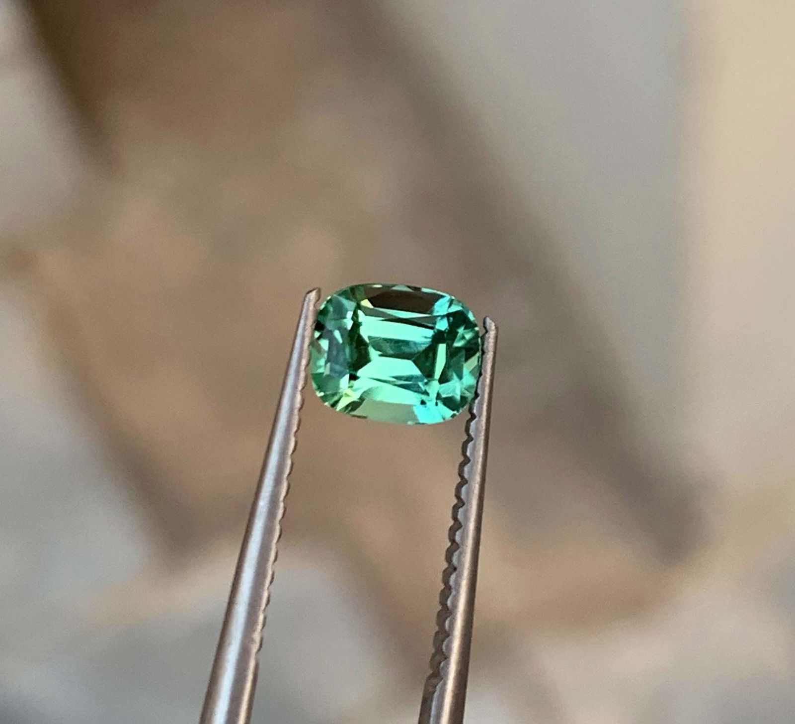 Seafoam Green Tourmaline Gemstone: 1.00 CT October Birthstone - 2