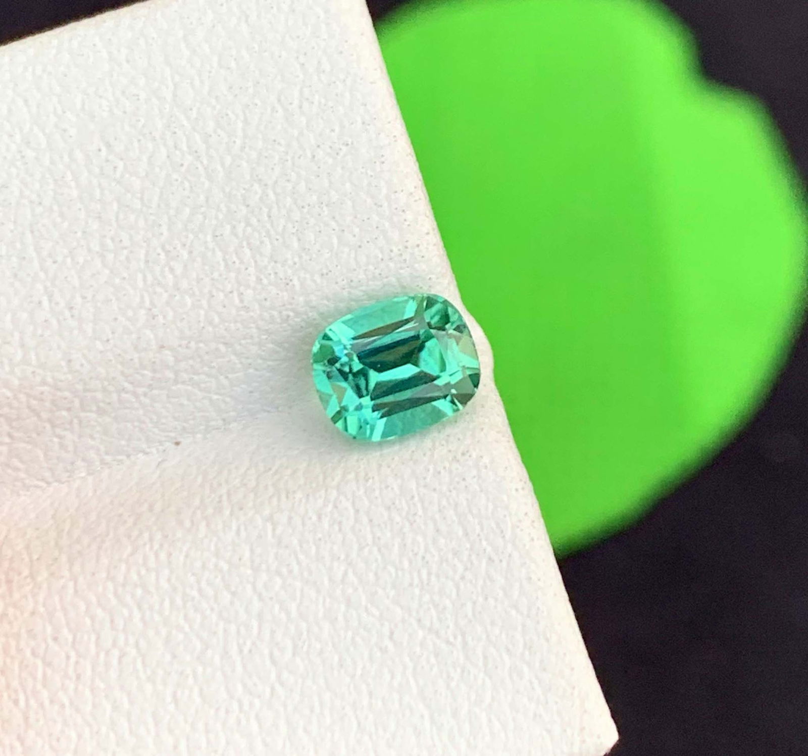 Seafoam Green Tourmaline Gemstone: 1.00 CT October Birthstone - 4