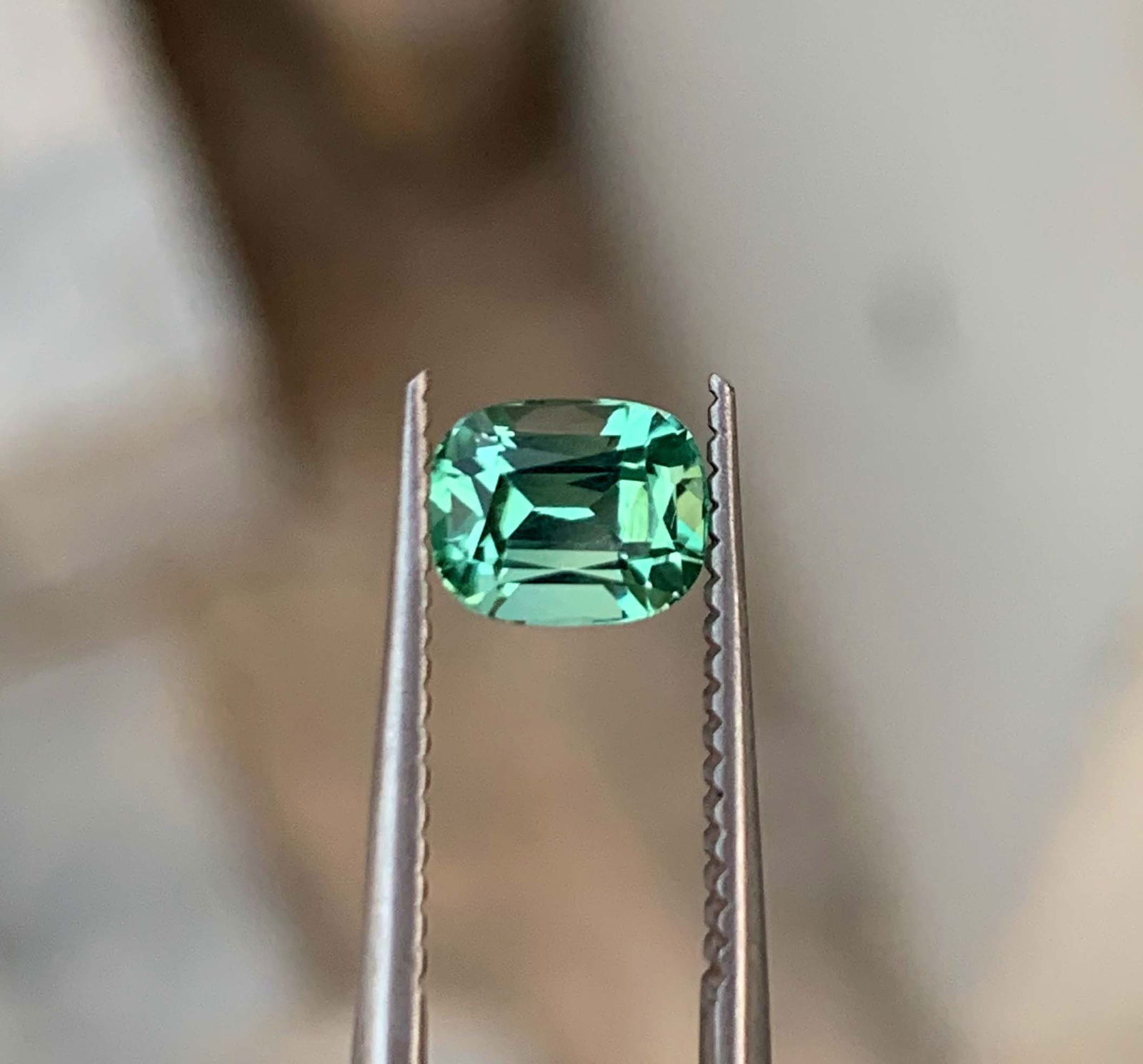 Seafoam Green Tourmaline Gemstone: 1.00 CT October Birthstone - 6