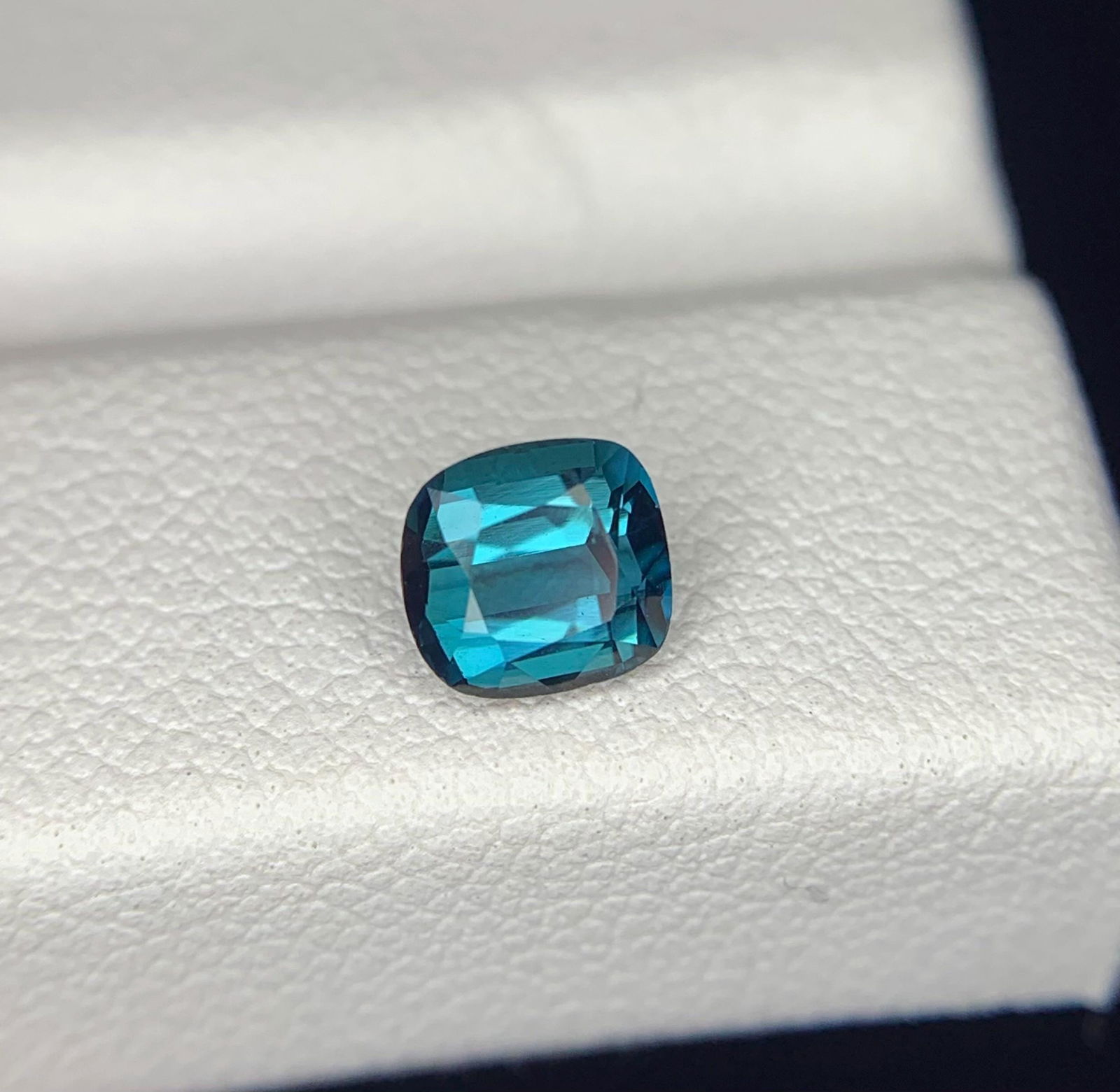 Blue Tourmaline Gemstone: Natural Cushion Cut, October Birthstone - 2