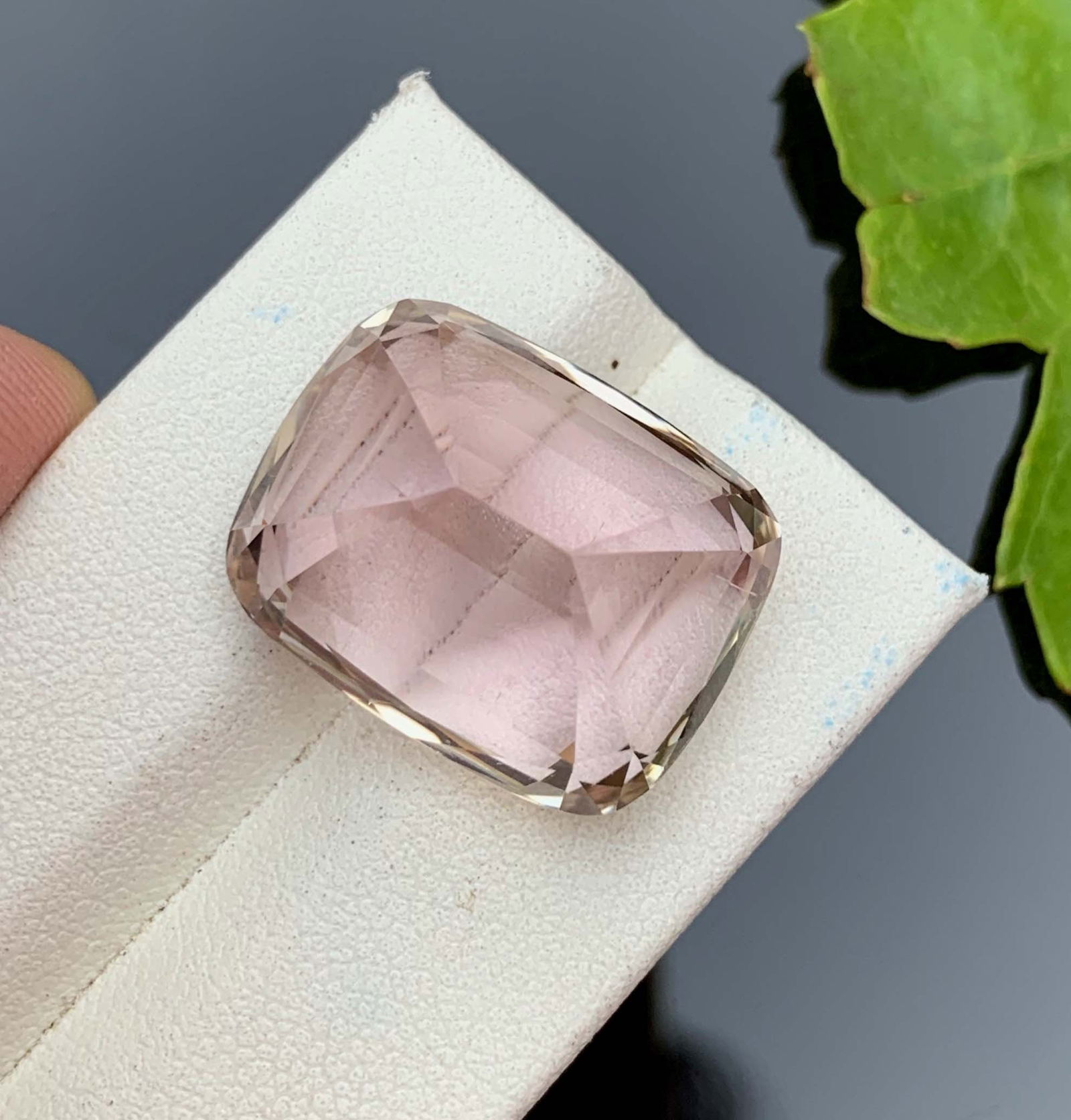 Peach Pink Kunzite Gemstone: 34.20 Carat November Birthstone - 2