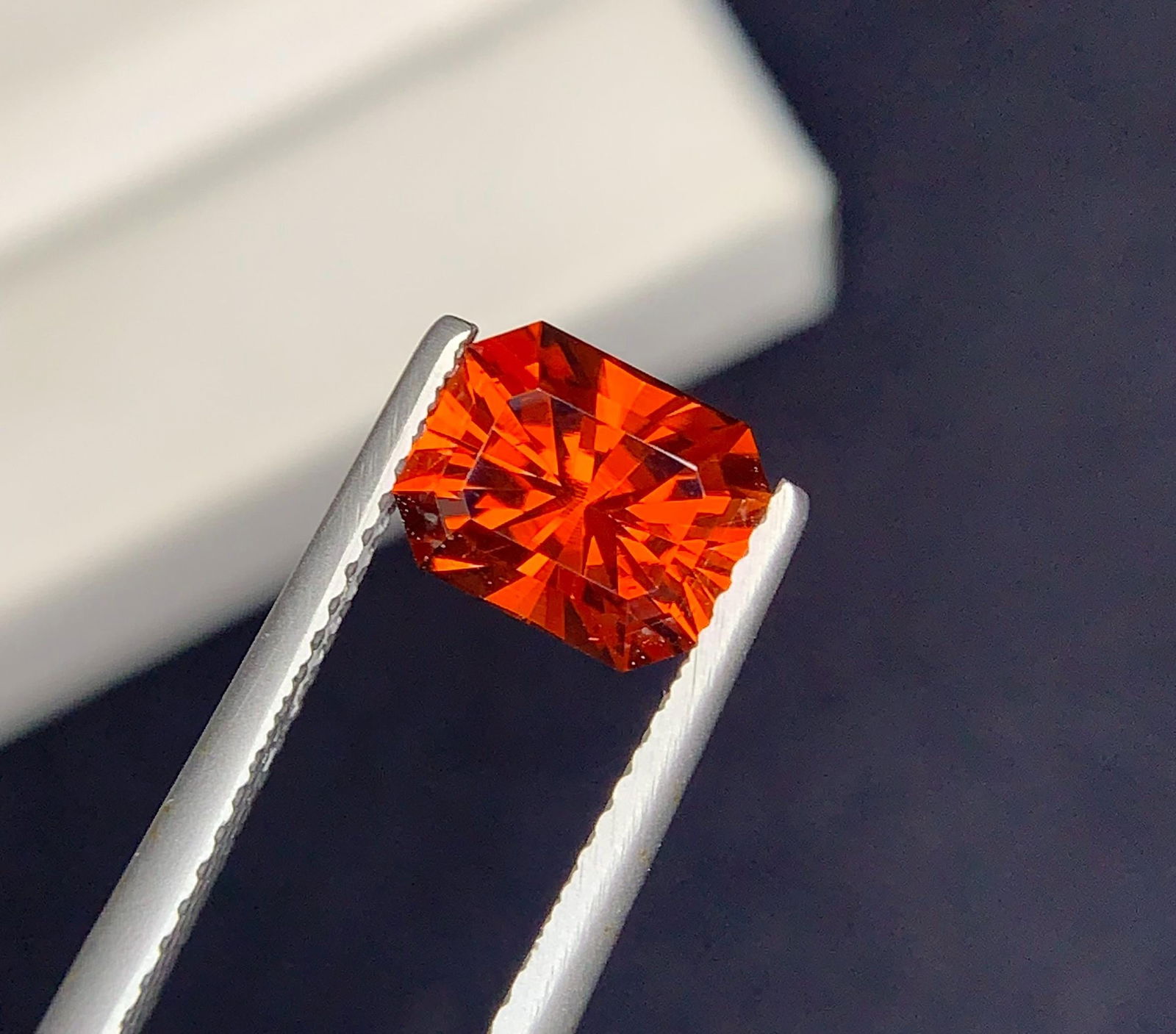 Orange Spessartine Garnet Gemstone: 2.50 Carat Fancy Cut January Birthstone - 2