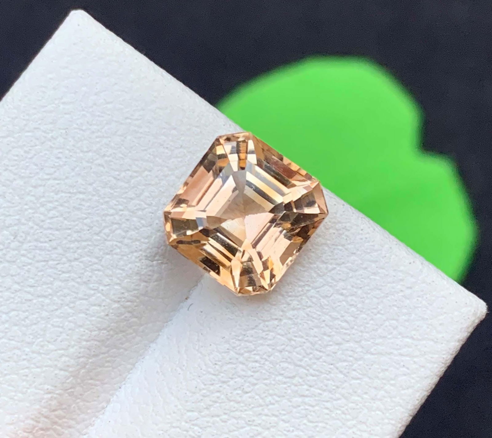 Natural Imperial Topaz Gemstone: 3.90 Carat Golden Yellow Asscher Cut: Natural Imperial Topaz Gemstone: 3.90 Carat Golden Yellow Asscher Cut Reserve: $100.00 Shipping: Domestic: Flat-rate of $25.00 to anywhere within the contiguous U.S. International: Foreign s