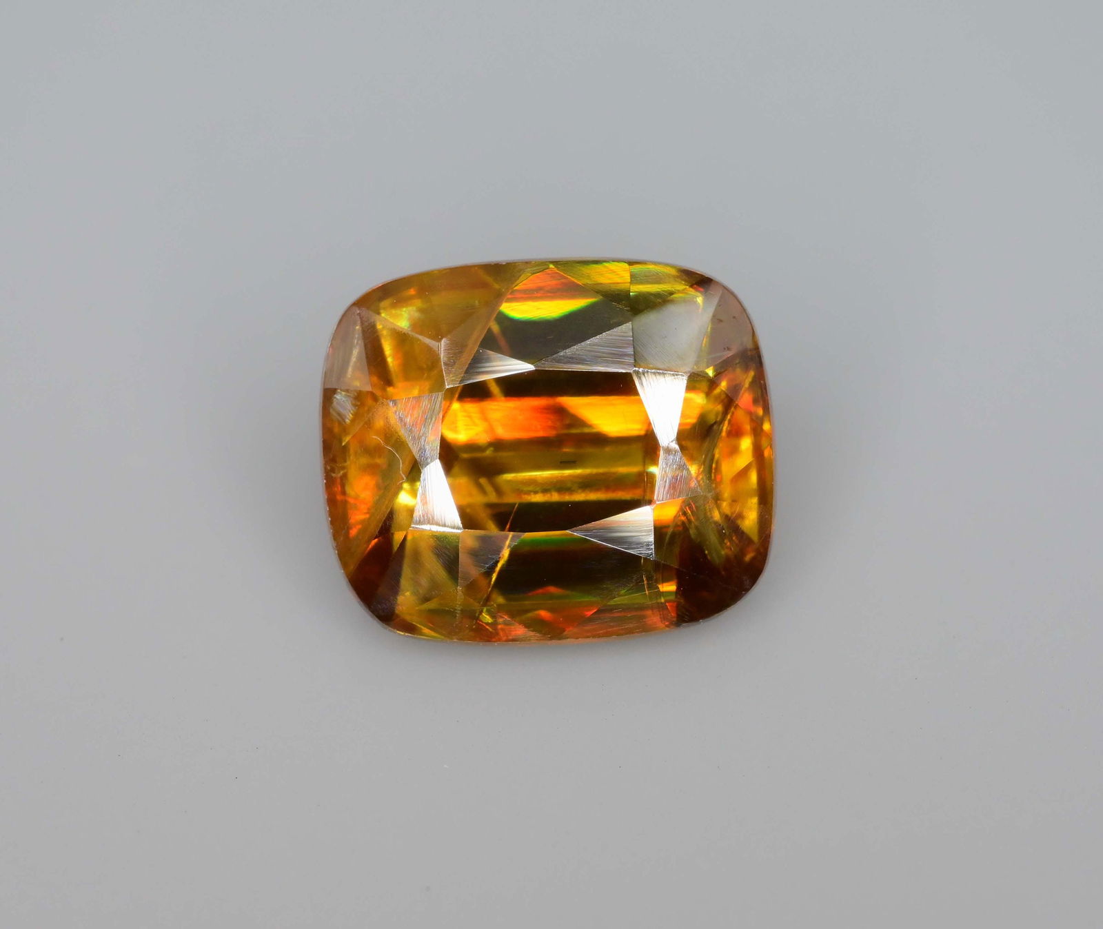 Yellow Sphene Gemstone: 2.47 Carat Cushion Cut Titanite, June Birthstone - 3