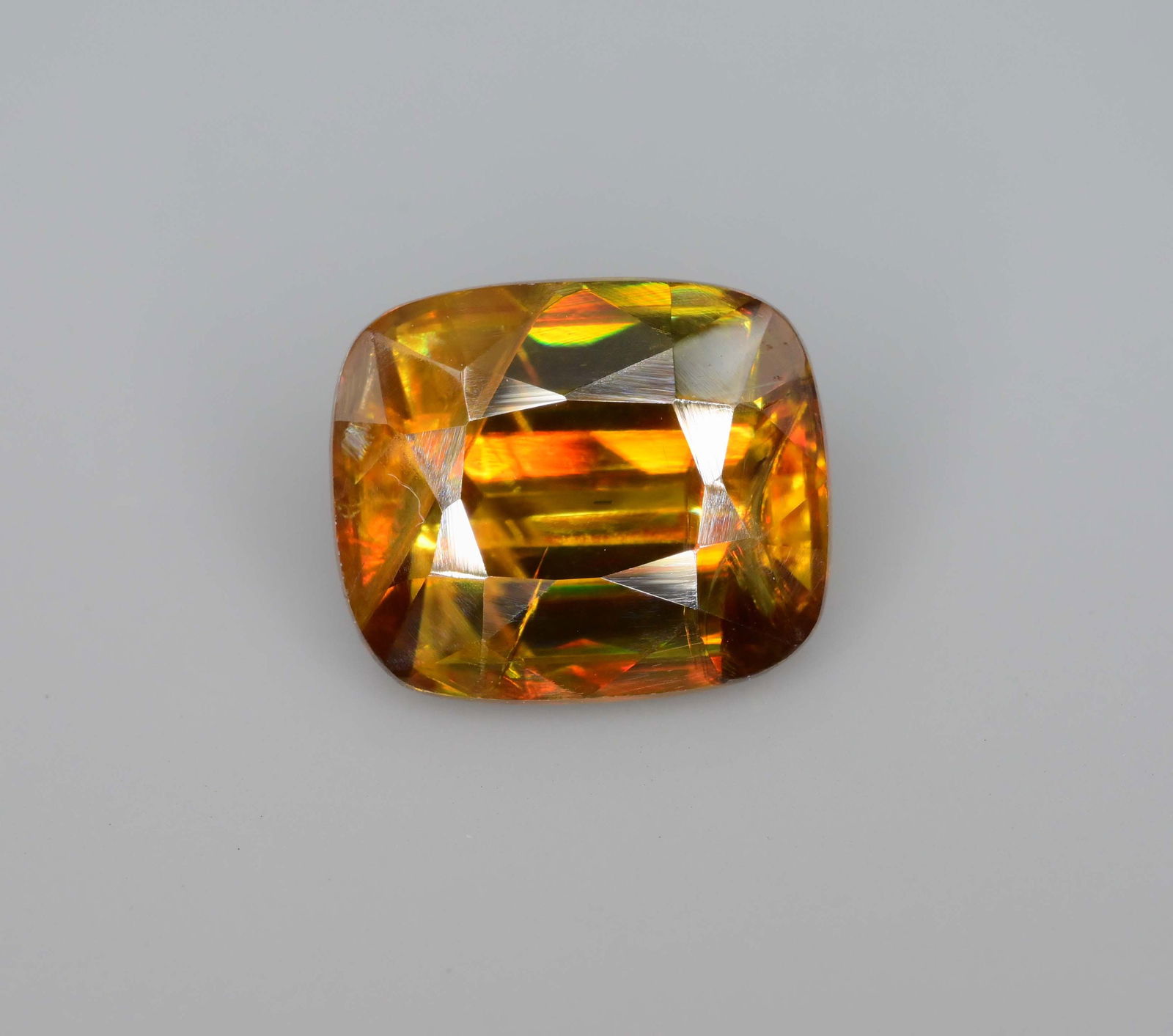 Yellow Sphene Gemstone: 2.47 Carat Cushion Cut Titanite, June Birthstone - 4