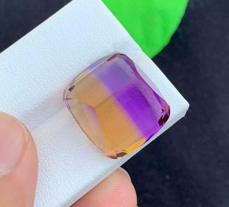 Cushion Cut Ametrine Gemstone: Royal Purple & Golden, February Birthstone: Materials: Gemstone: Ametrine Natural Ametrine Gemstone, For Jewelry Making , Cushion Cut Rich Color Ametrine Gemstone, February Birthstone Properties : Birthstone : February Birthstone Zodiac Sign