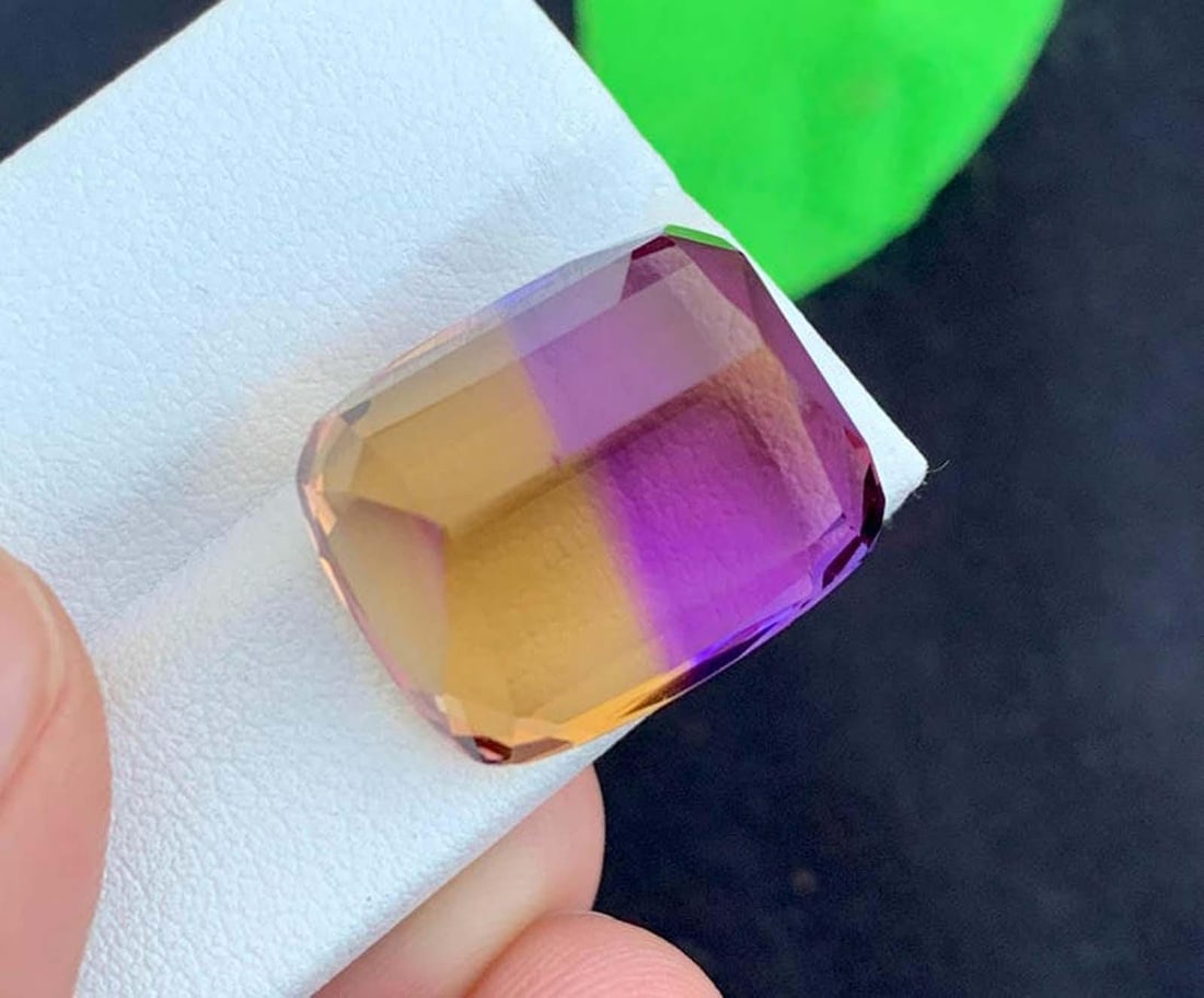 Cushion Cut Ametrine Gemstone: Royal Purple & Golden, February Birthstone: Materials: Gemstone: Ametrine Natural Ametrine Gemstone, For Jewelry Making , Cushion Cut Rich Color Ametrine Gemstone, February Birthstone Properties : Birthstone : February Birthstone Zodiac Sign :