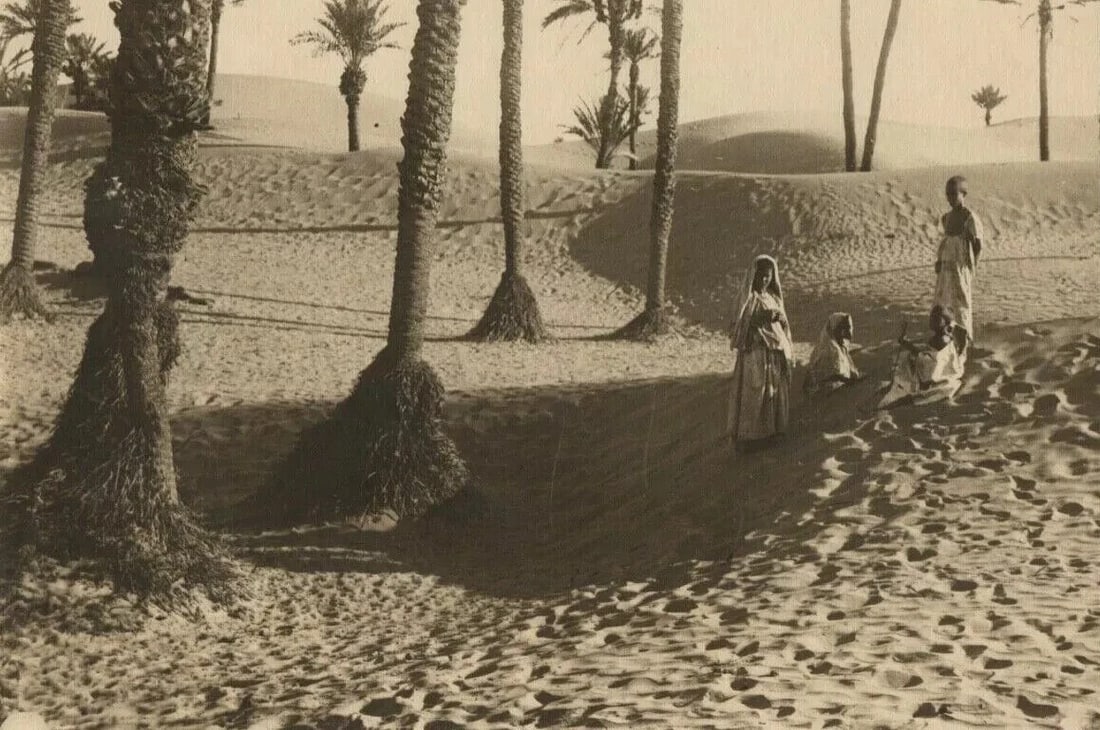 R. PROUHO - Desert, Children, Algeria c. 1910 Vintage Photographys - 5
