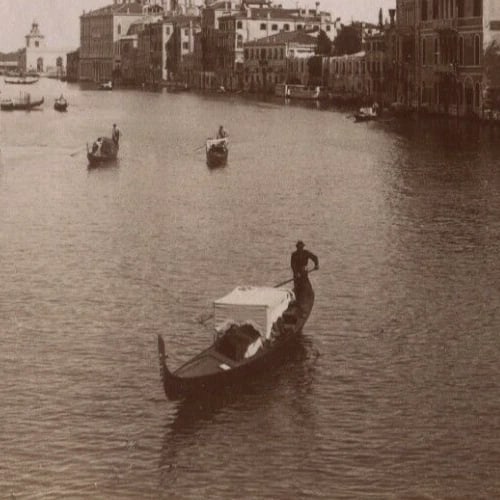 Vintage Photographs Landscape Canal, Venice, Italy c. 1900 - 3