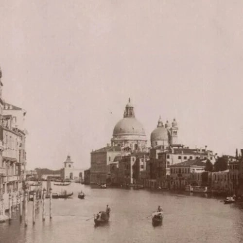 Vintage Photographs Landscape Canal, Venice, Italy c. 1900 - 4