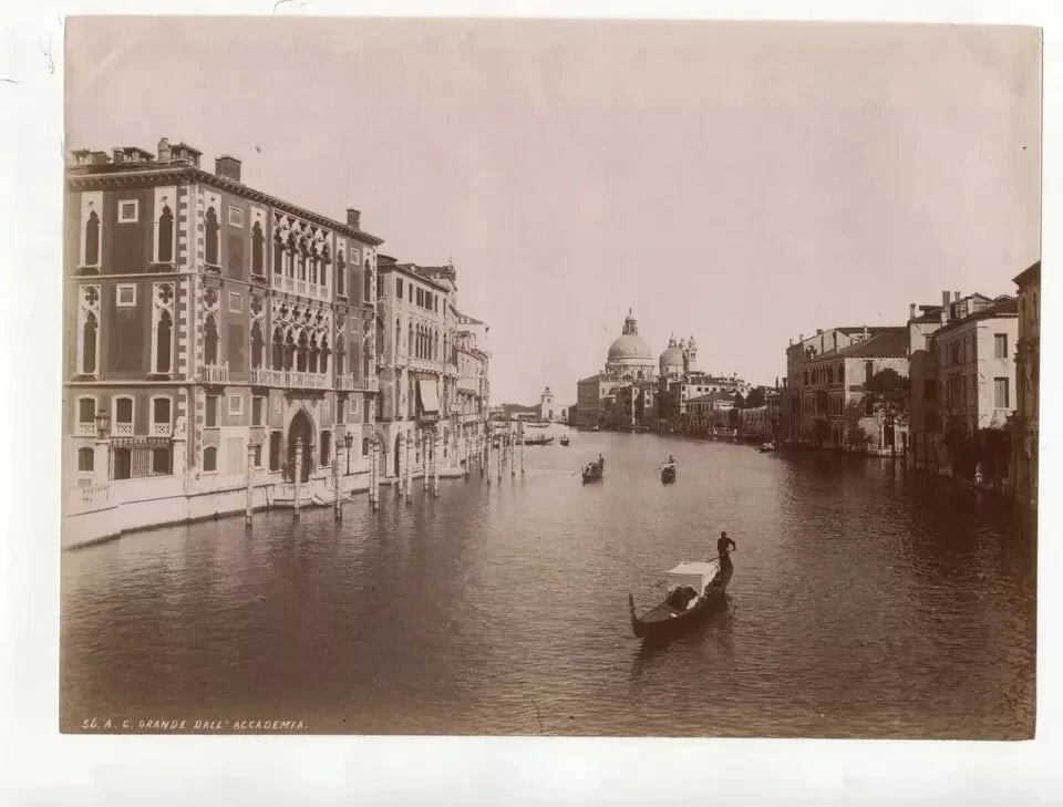 Vintage Photographs Landscape Canal, Venice, Italy c. 1900 - 9