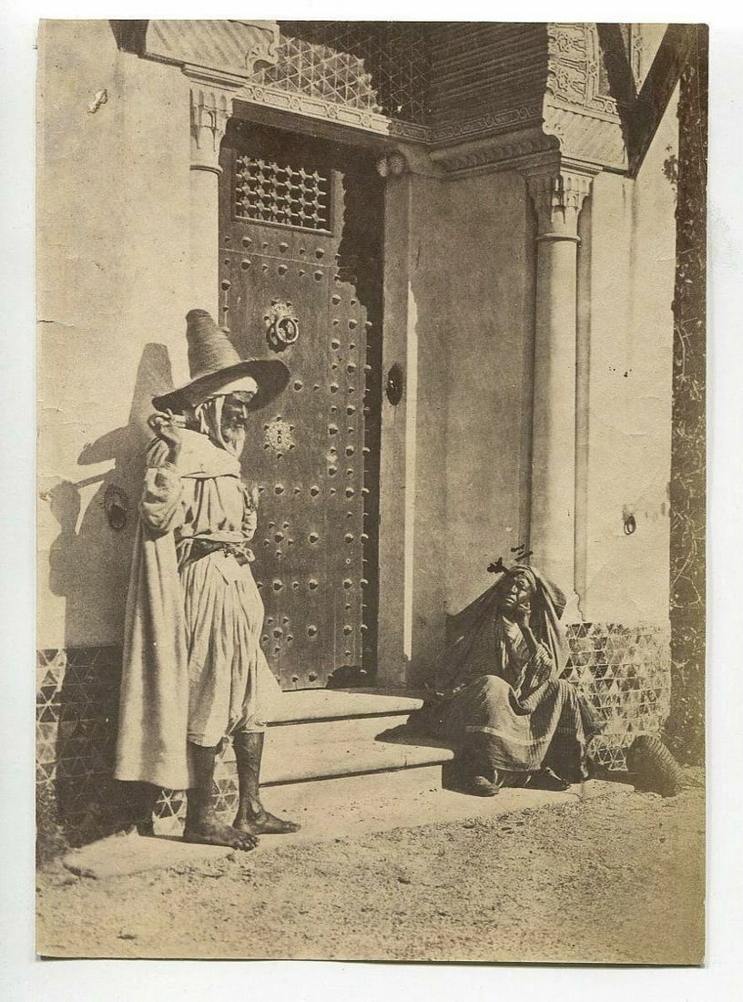 Vintage Photographs Leroux, Famin - People Tunisia Algeria Albumen 1880 x4 (1 of 9)