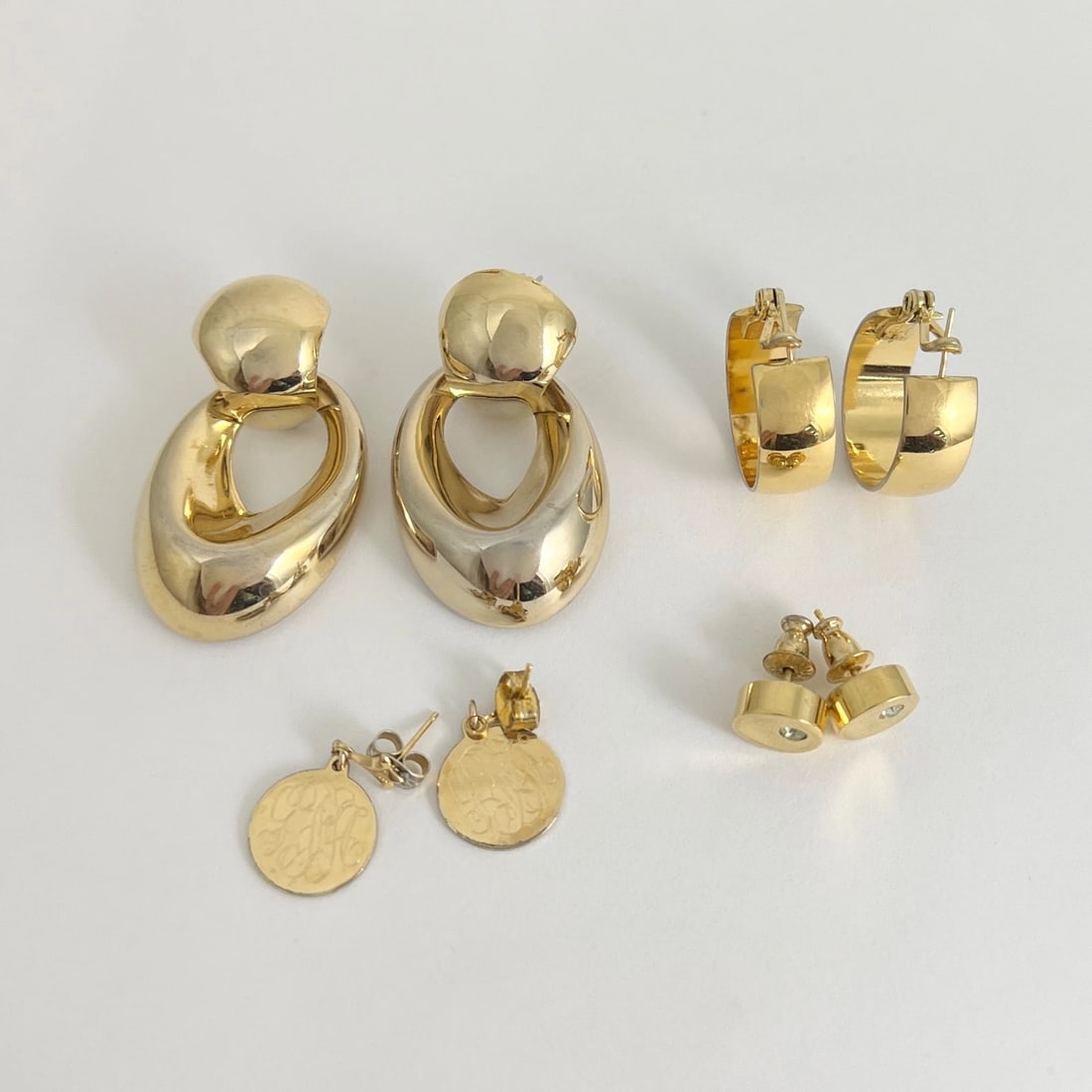 Vintage Estate Mixed Jewelry Lot, Gold-Plated More, 9 Pieces, 63.68 Grams - 8