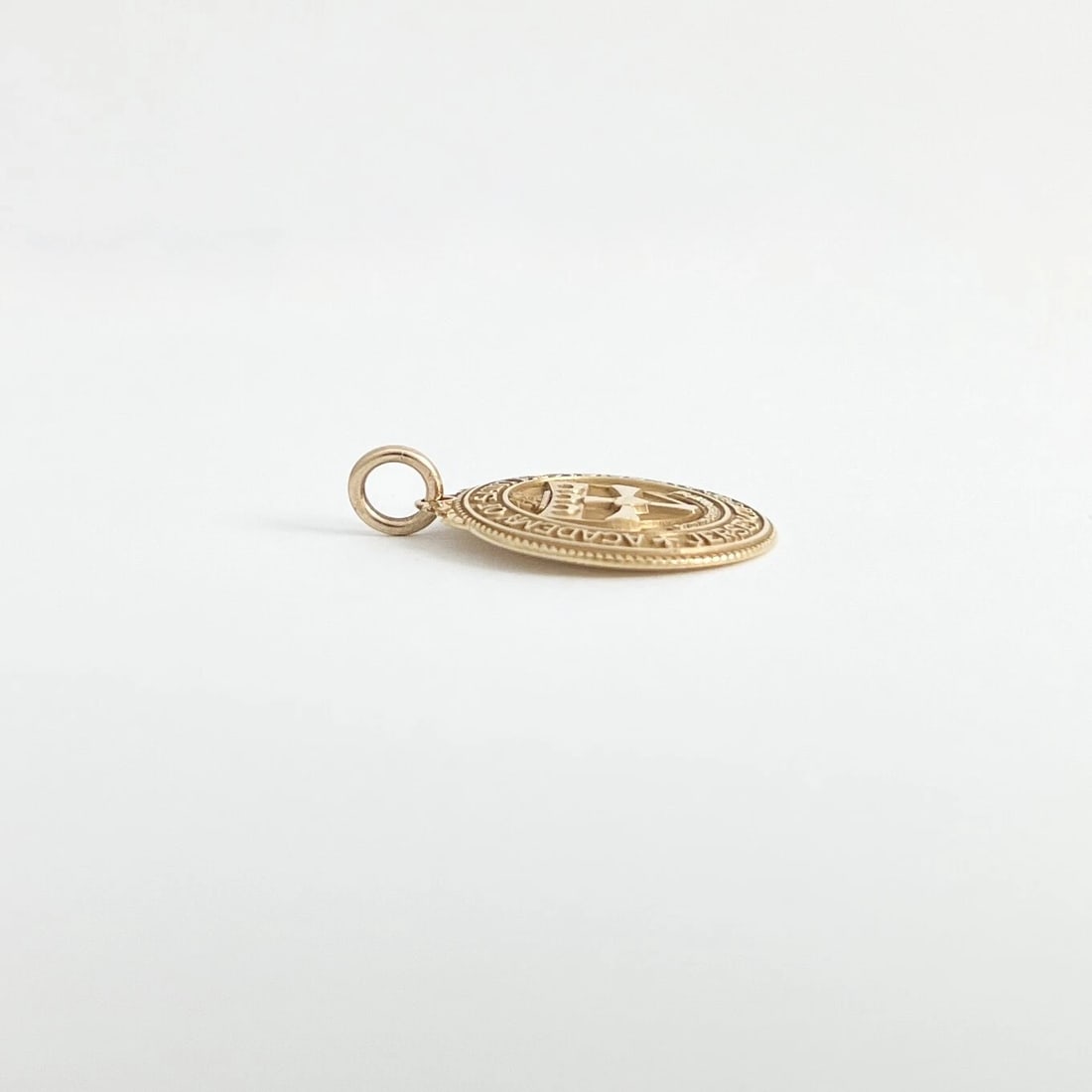 Vintage Academy of Saint Aloysius School Pendant Charm 10K Yellow Gold, 3.08 Gr - 6