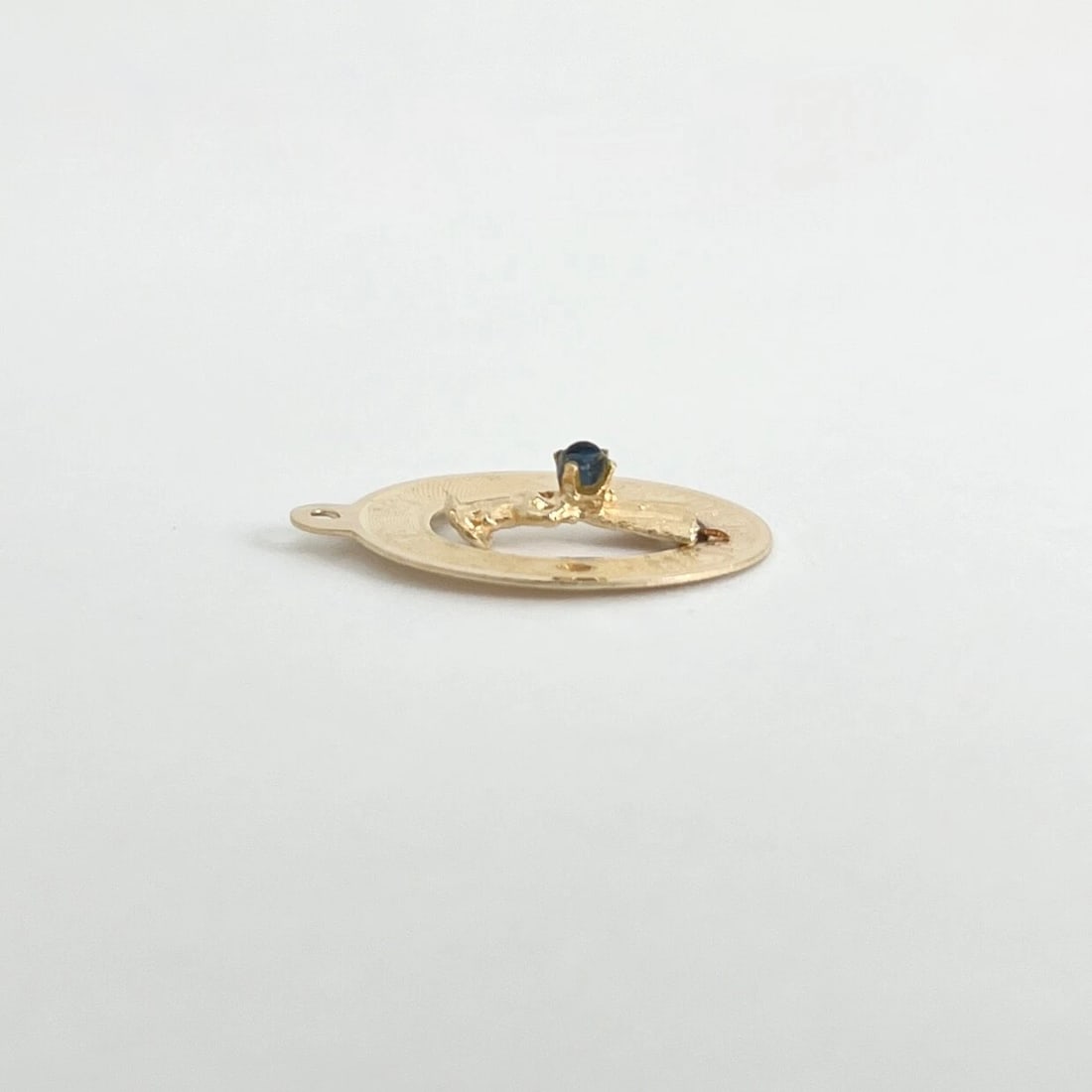 Vintage 1960's Maid of Honor Pendant Bracelet Charm 14K Yellow Gold, 1.18 Grams - 8