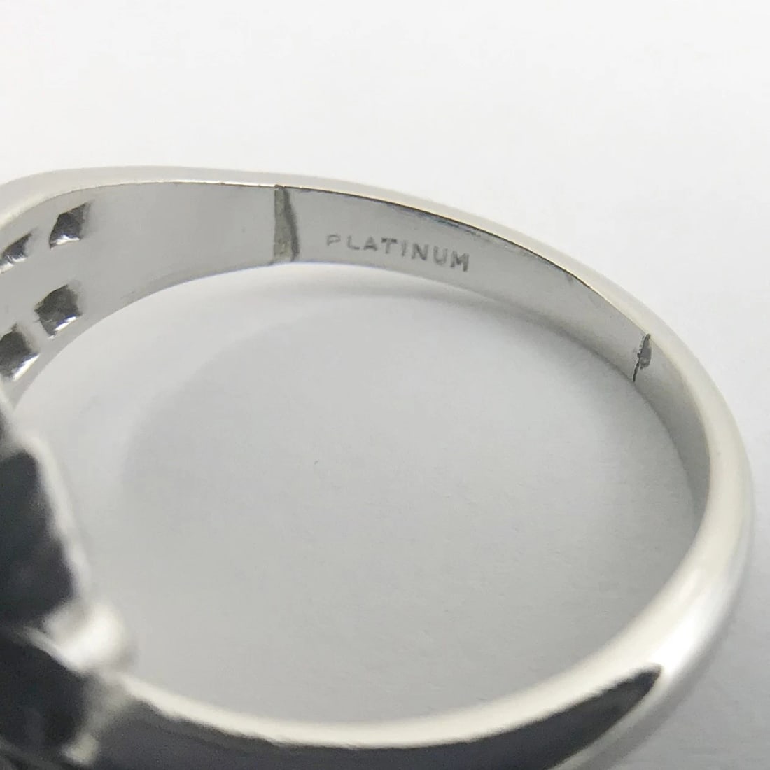 Vintage Art Deco Diamond Platinum Asymmetrical Ribbon Ring .83 ctw, 7.31 Grams - 11