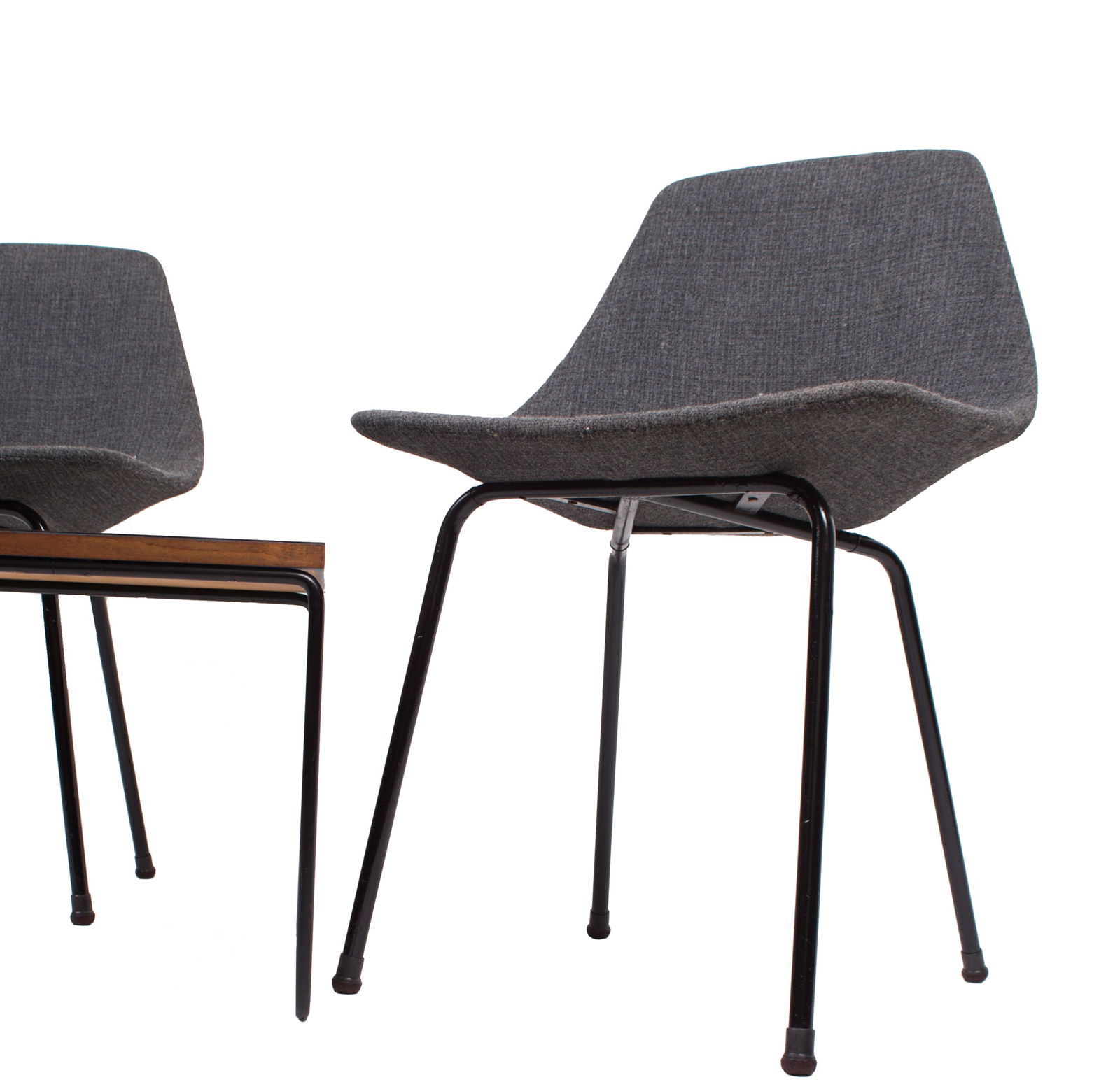 pair of Guariche Amsterdam mid century chair edited by steiner 1954 - 5