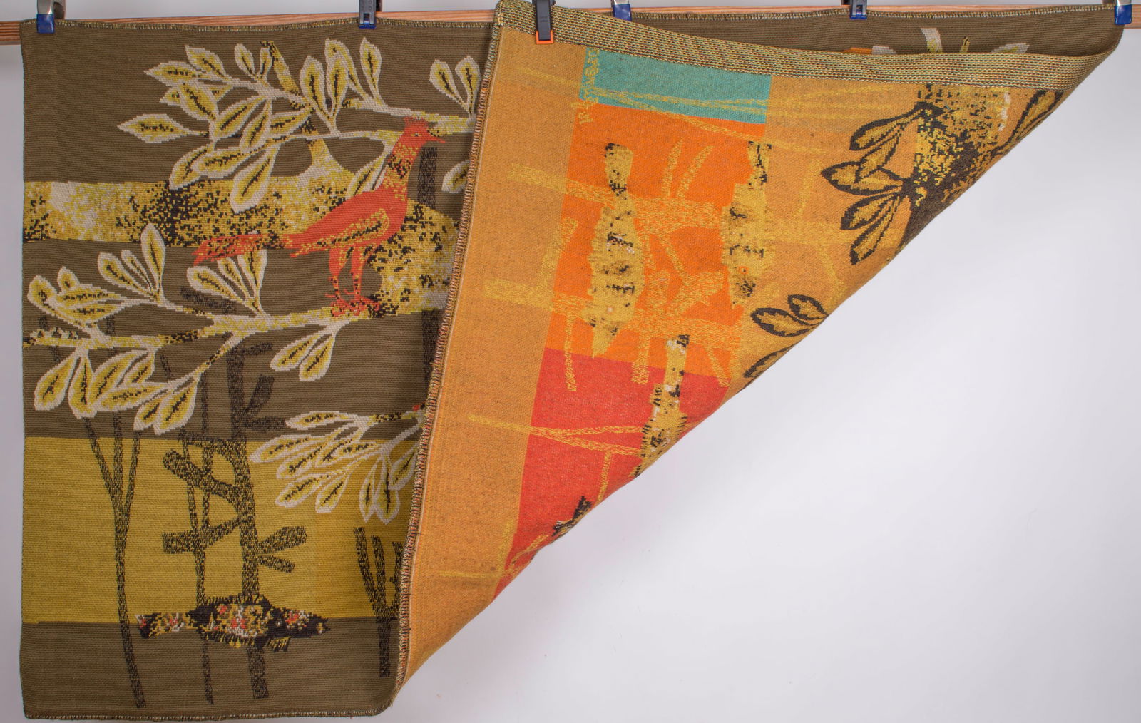 Fumeron tapestry mecanic Jacquard wool fabric Aubusson Robert - 4