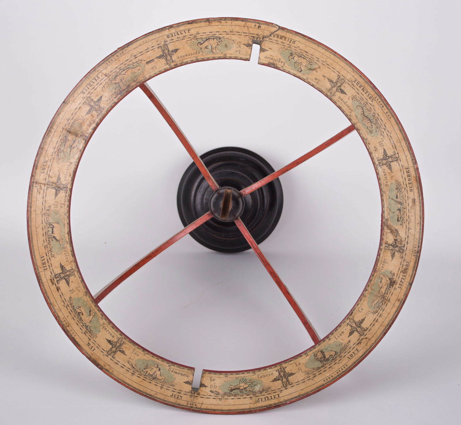 1850 LARGE 14" THURY & BELNET FRENCH ANTIQUE TERRESTRIAL GLOBE MAPPEMONDE - 7