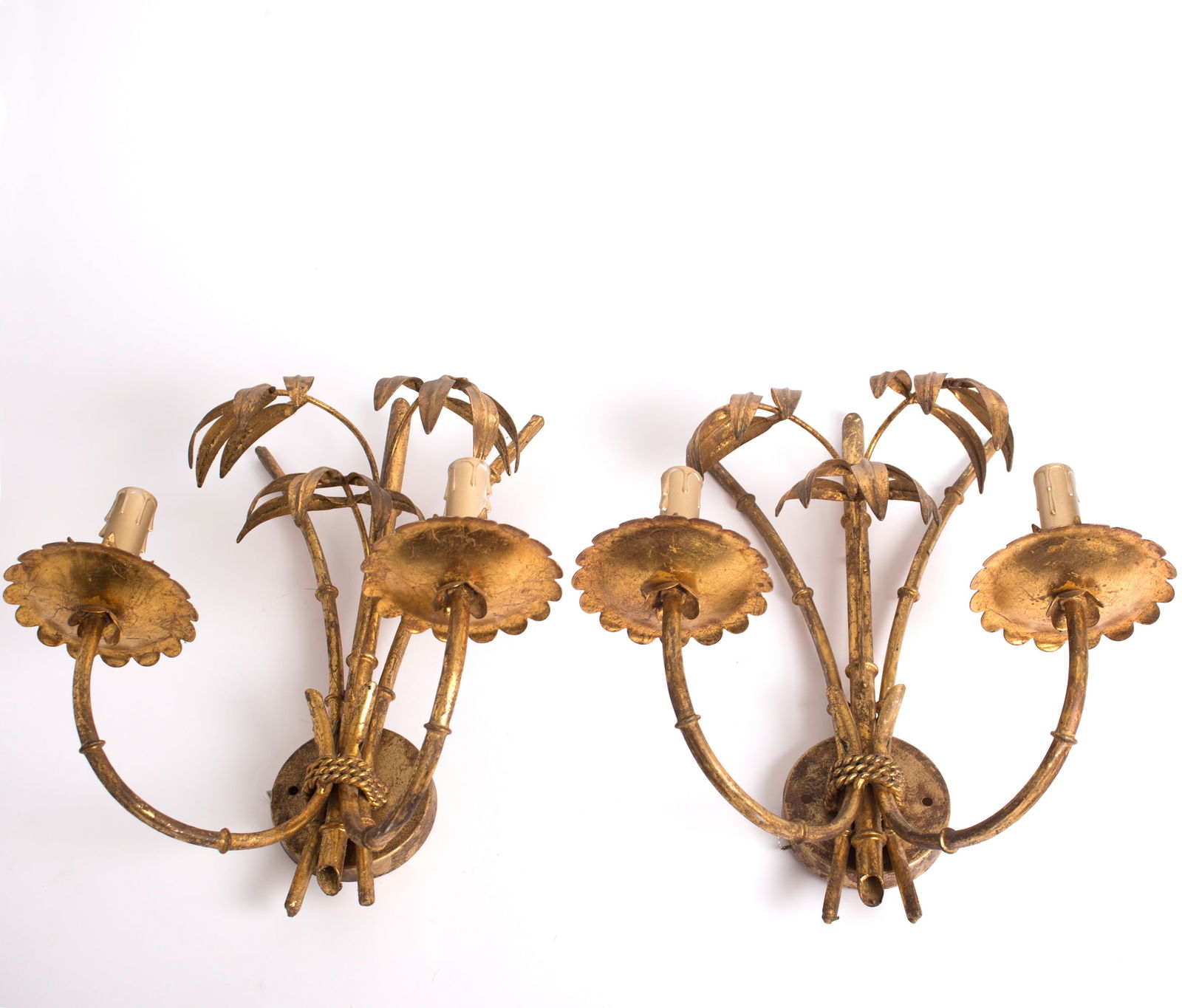 3 Sconces maison Charles Hans Kogl mid century - 3