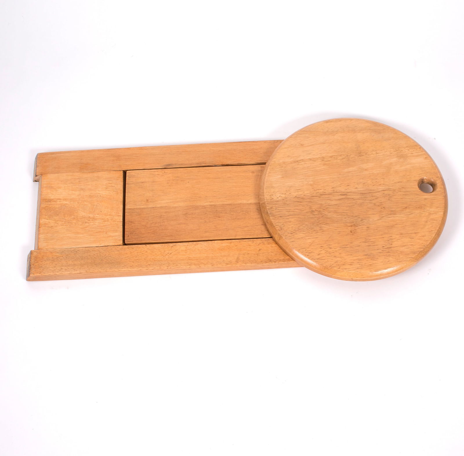 Mid century pine folding stools by Roger Talon - 3