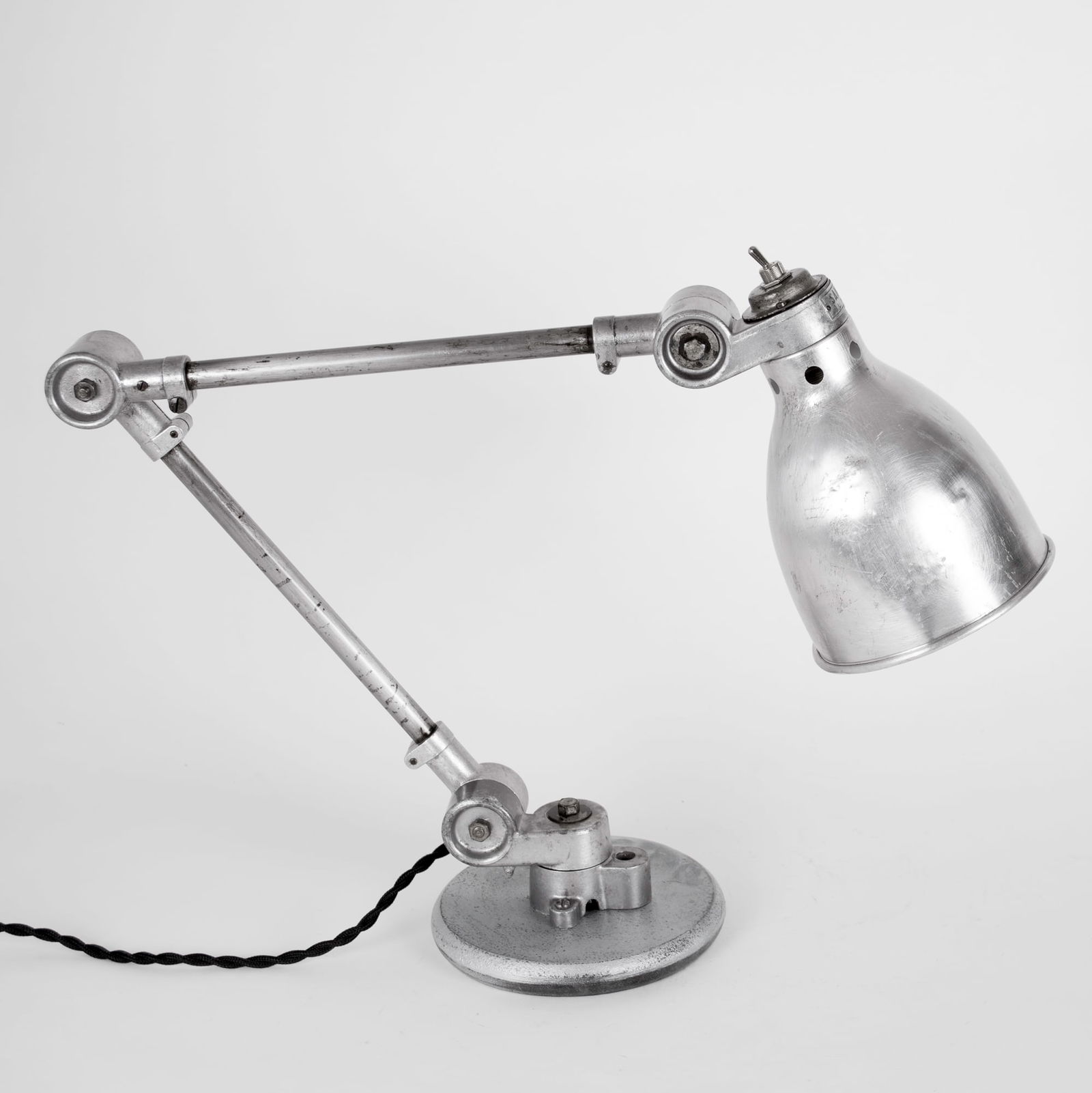 SANFIL FRENCH INDUSTRIAL MODERNIST TASK LAMP Original socket 1950 - 2