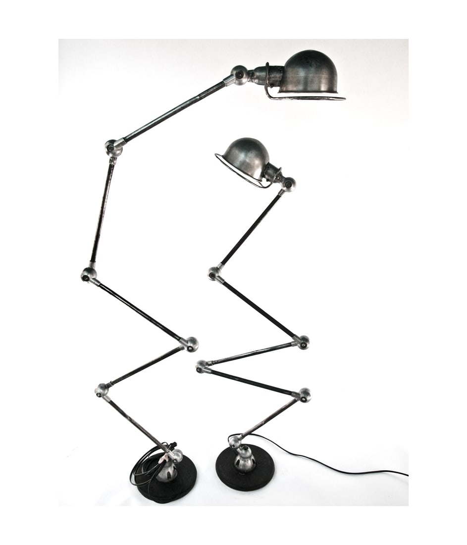 FRENCH INDUSTRIAL JIELDE MODERNIST LAMP DOMECQ FLOOR LAMP 5 Arms - 5