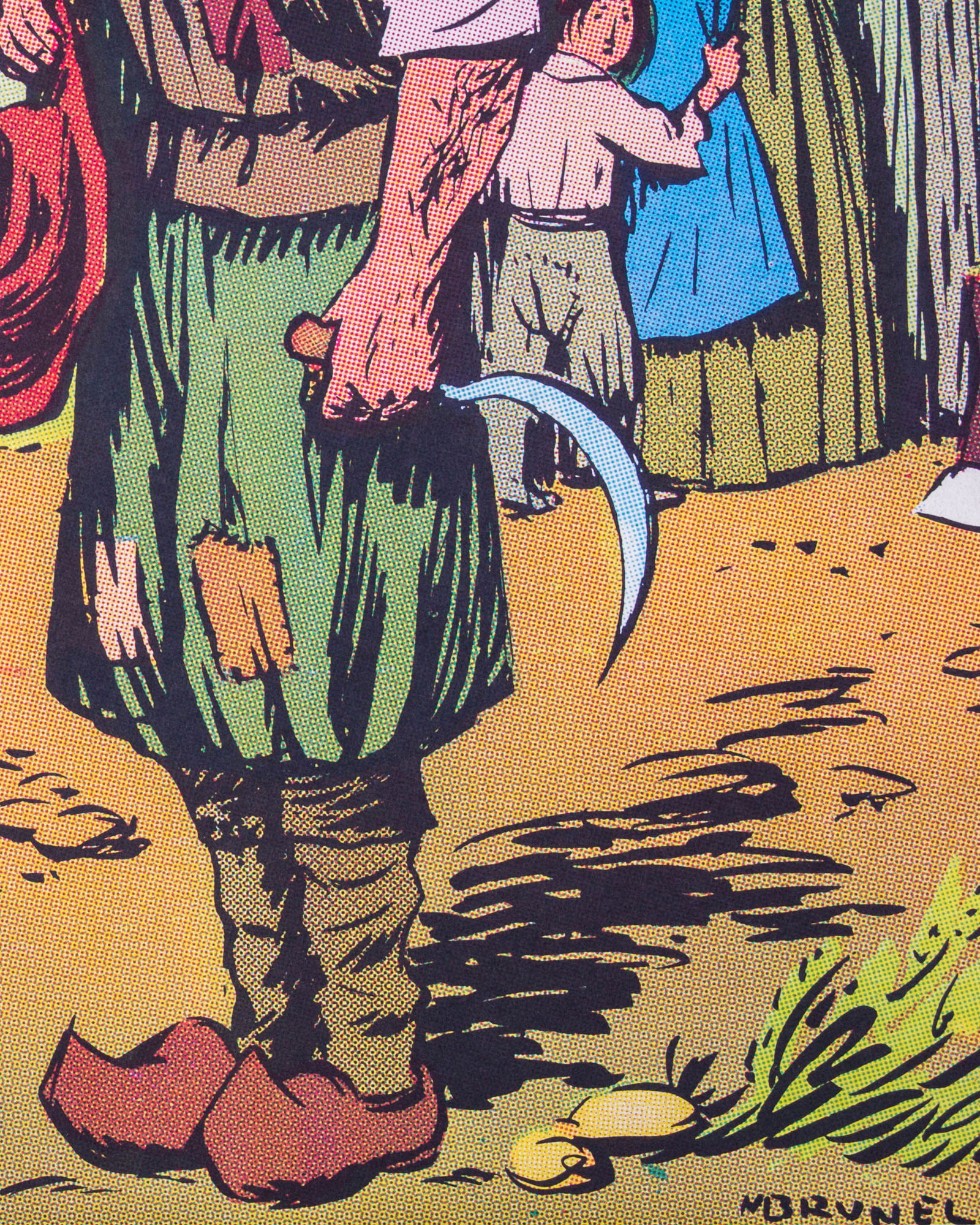 Vintage History School Poster, Georges Lang (No. 19 & 23) - Double-Sided - 3