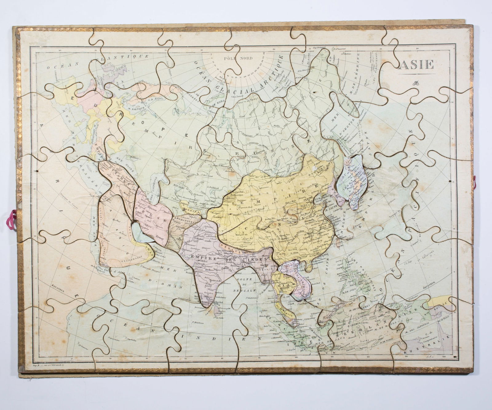 JJF Jouet et Jeux Francais Atlas puzzle set 1904 Paris - 3