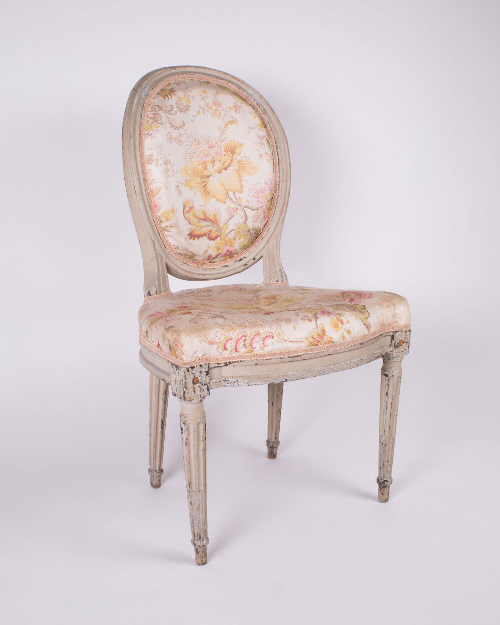 Louis XVI bedroom Chairs neo classic 18th - 4