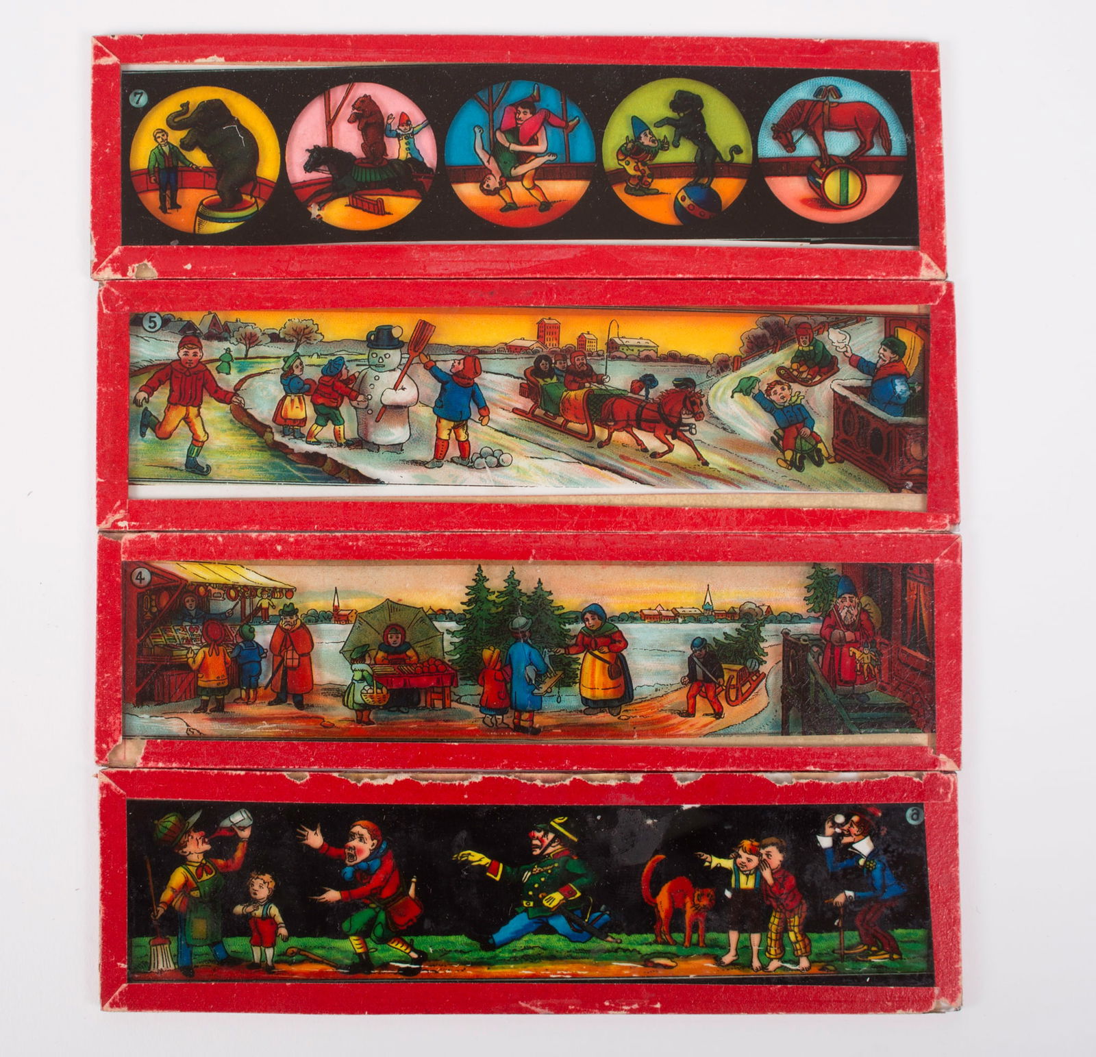 FNN Fritz Neumeyer Nuremberg magic lantern original box with slides - 6