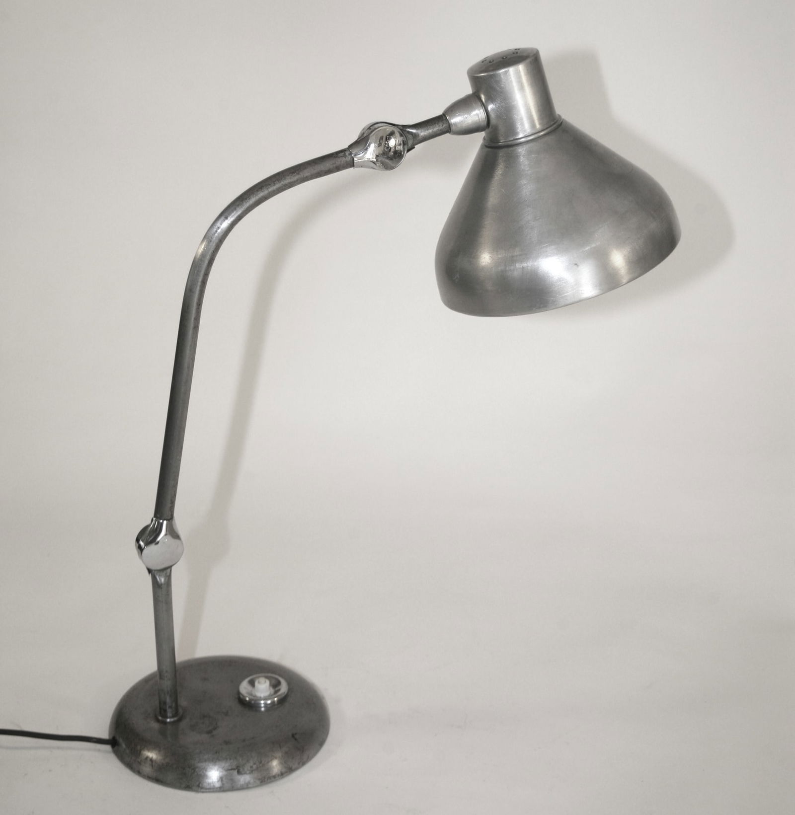 Pair of FRENCH MODERNIST INDUSTRIAL DESK LAMP JUMO GS1 - 3