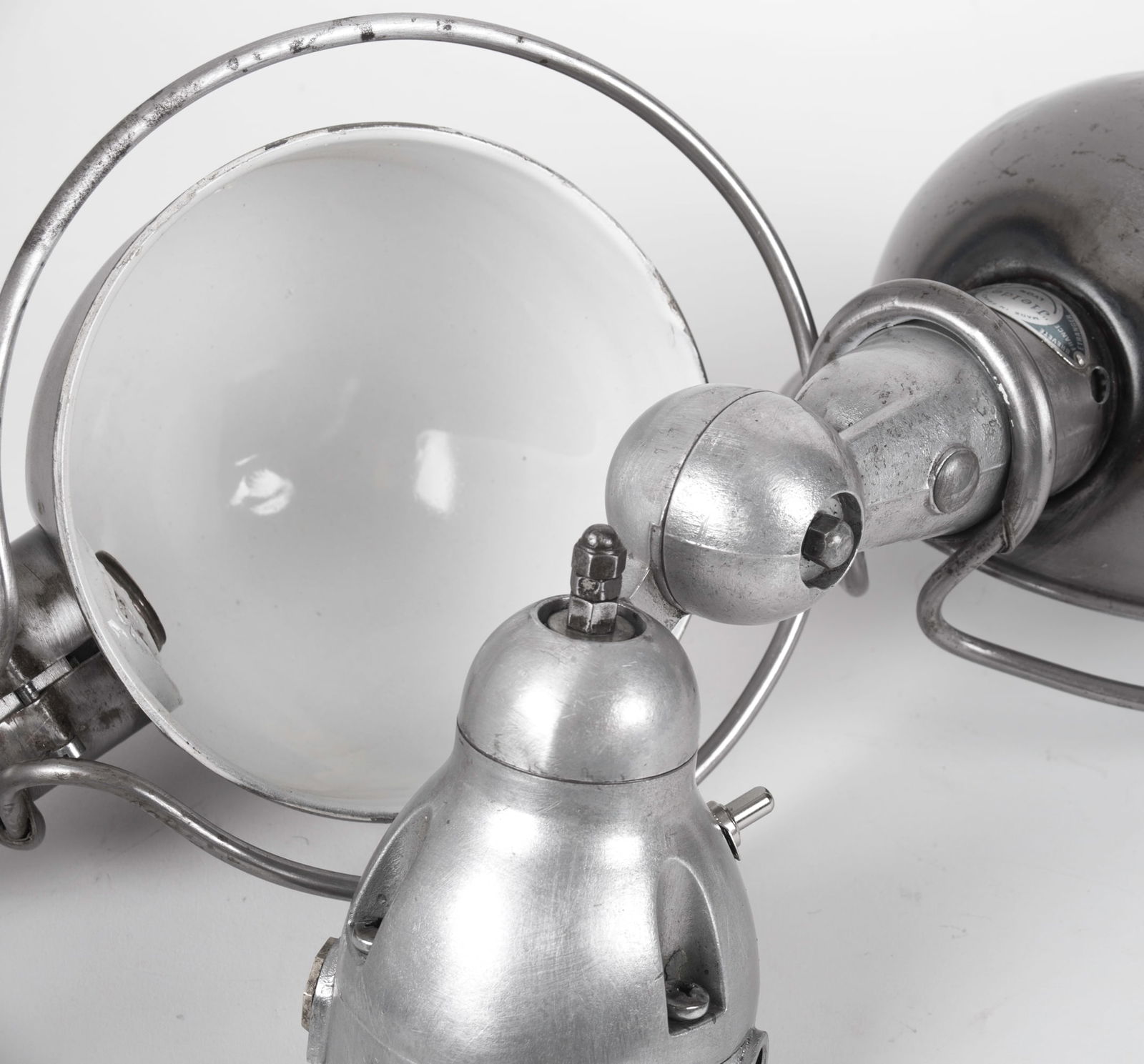 FRENCH INDUSTRIAL JIELDE MODERNIST LAMP SCONCE - 4